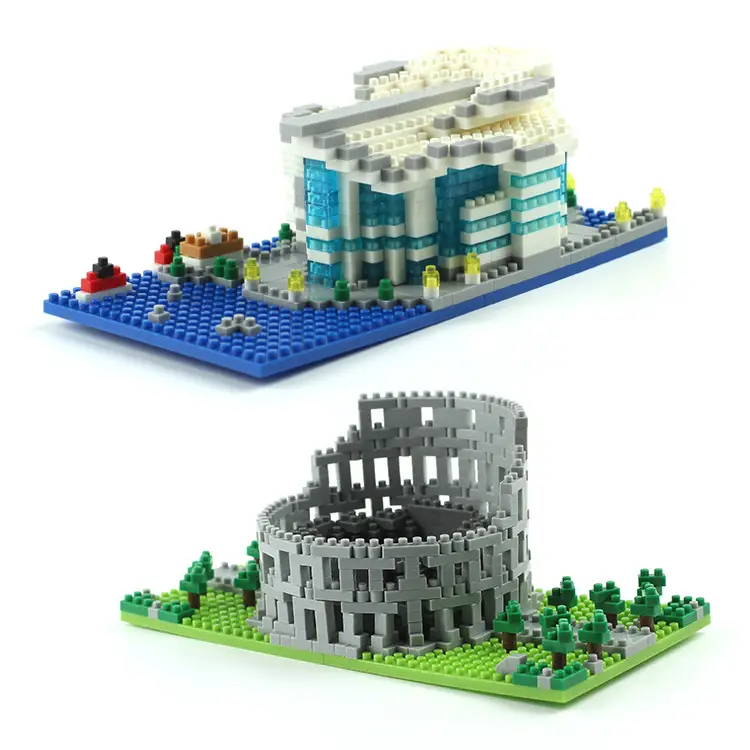 Lepuyu Iron Tower Taj Mahal Building Blocks for Kids - Image 14