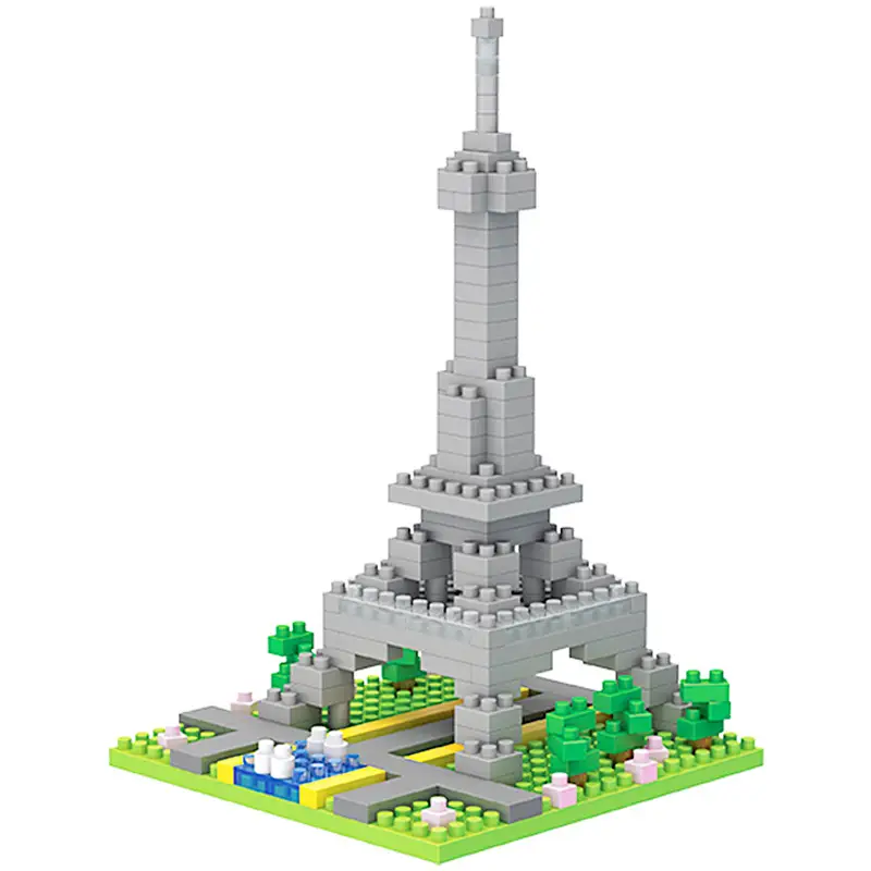 Lepuyu Iron Tower Taj Mahal Building Blocks for Kids - Image 15