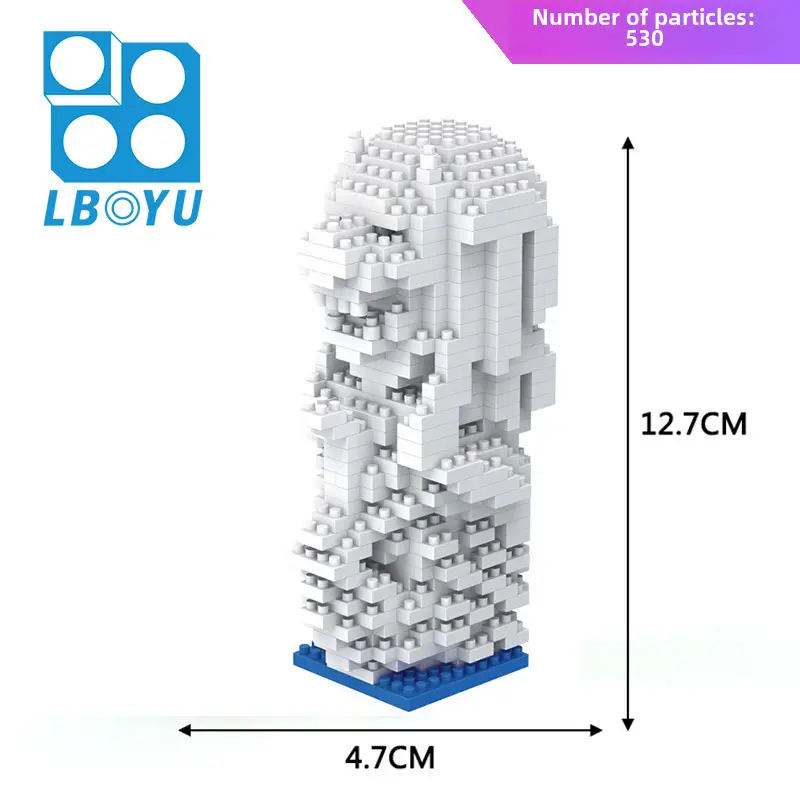 Lepuyu Iron Tower Taj Mahal Building Blocks for Kids - Image 10