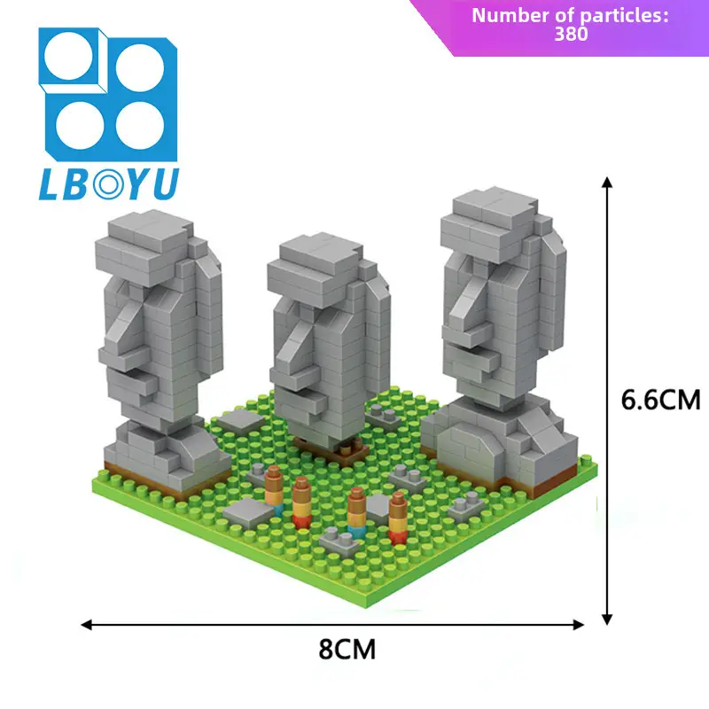Lepuyu Iron Tower Taj Mahal Building Blocks for Kids - Image 2
