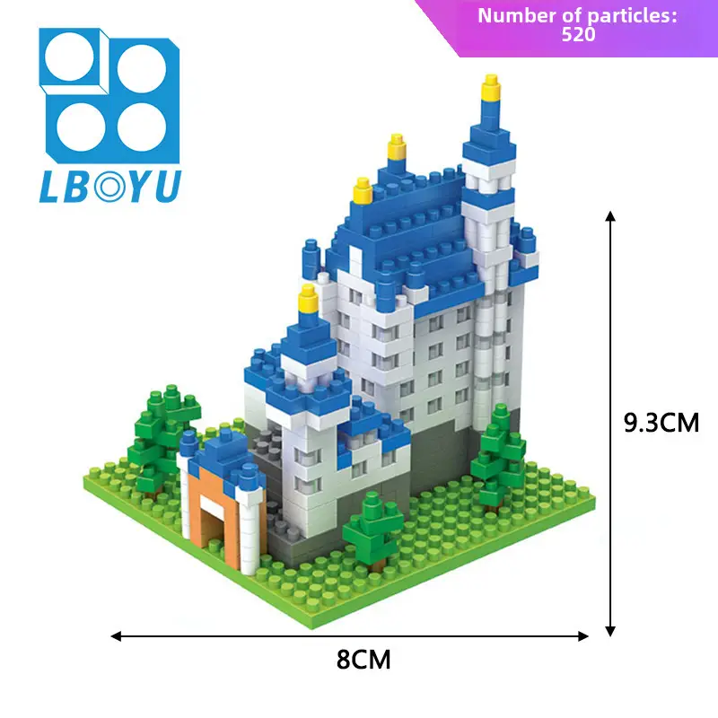 Lepuyu Iron Tower Taj Mahal Building Blocks for Kids - Image 5