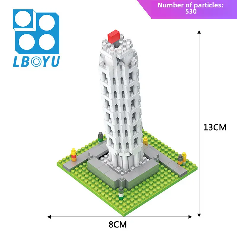 Lepuyu Iron Tower Taj Mahal Building Blocks for Kids - Image 6