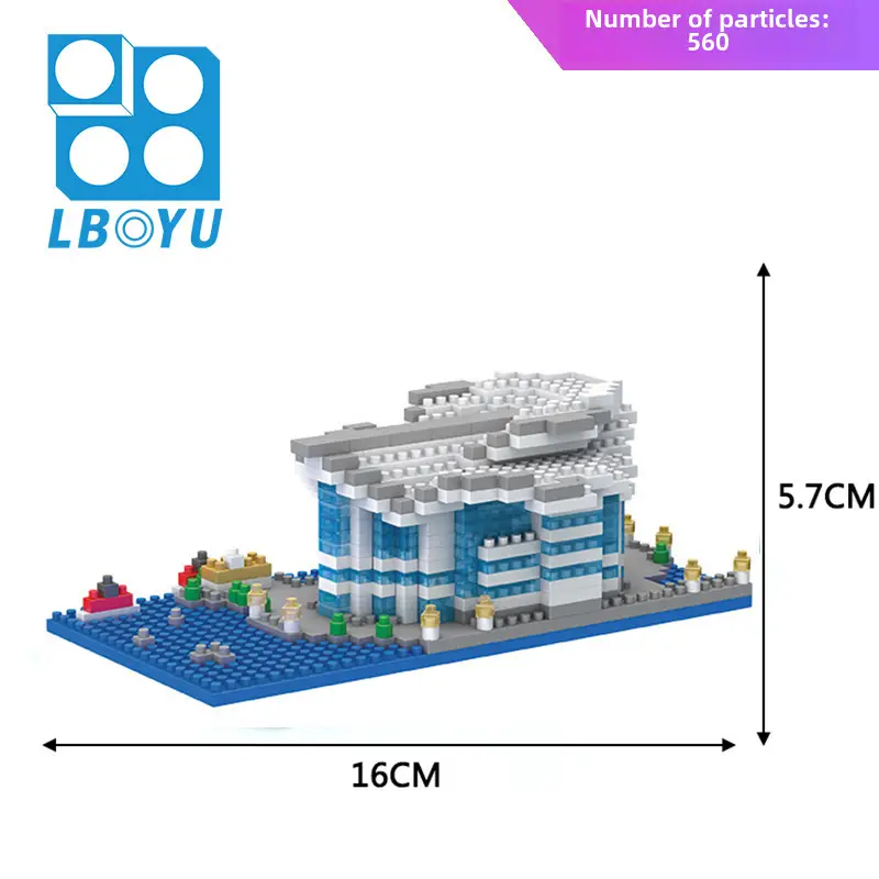 Lepuyu Iron Tower Taj Mahal Building Blocks for Kids - Image 8