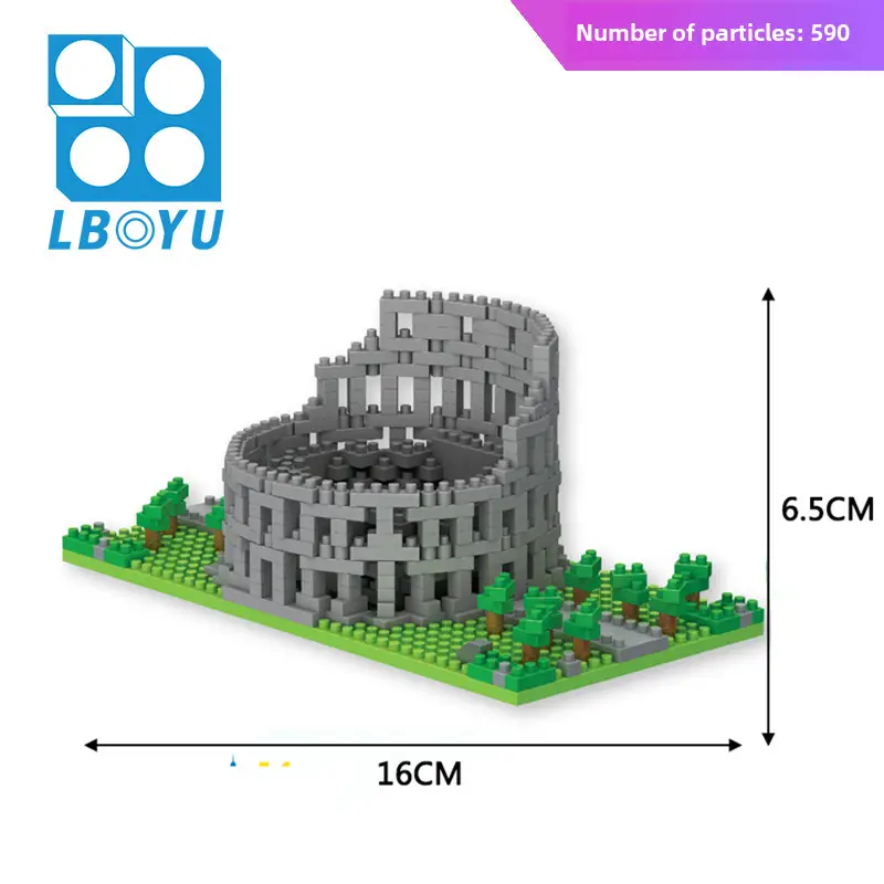 Lepuyu Iron Tower Taj Mahal Building Blocks for Kids - Image 9