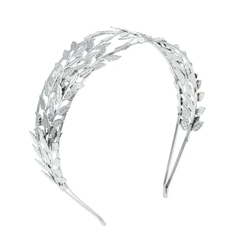 Silver Leaf Hairband for Women & Men - Image 6