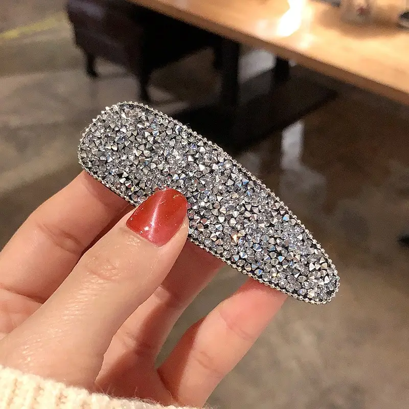 Full Diamond Hairpin for Women with Rhinestone Top - Image 6