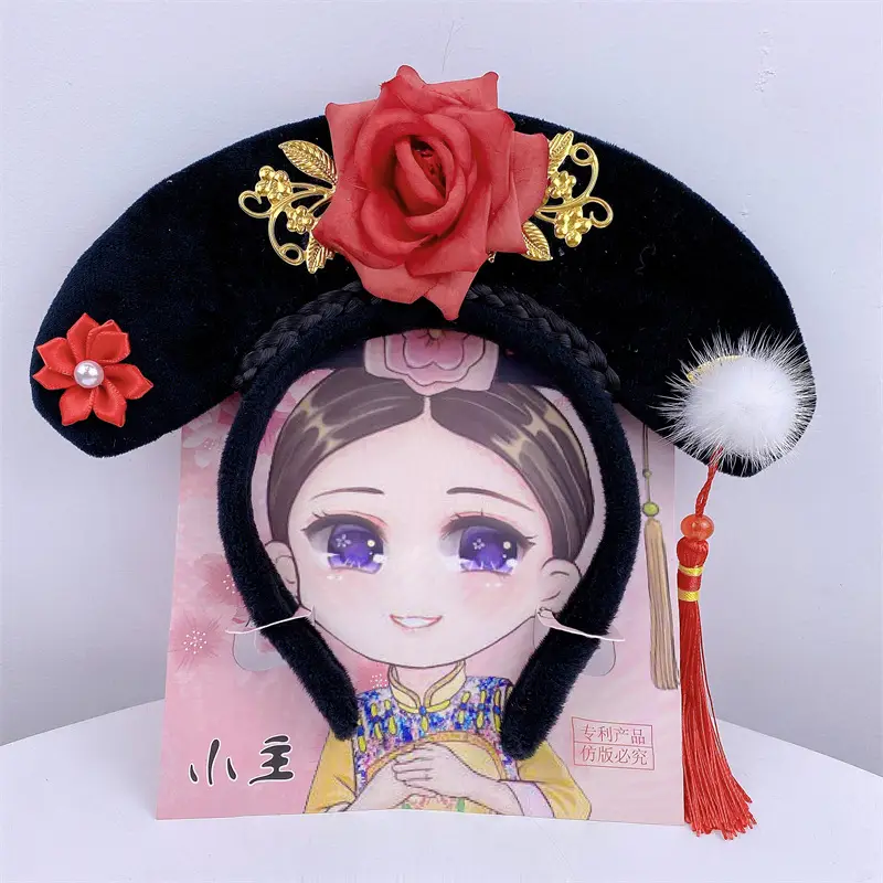 New Year Chinese Princess Hairband with Butterfly & Tassel - Image 13