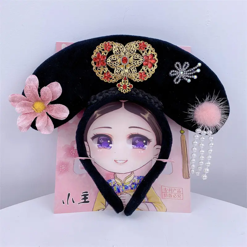New Year Chinese Princess Hairband with Butterfly & Tassel - Image 14
