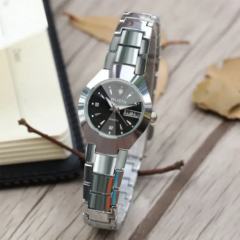 Women's Stainless Steel Blue Dial Quartz Watch - Image 2
