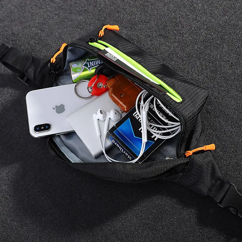 Men's Waterproof Crossbody Phone Bag with Headphone Hole