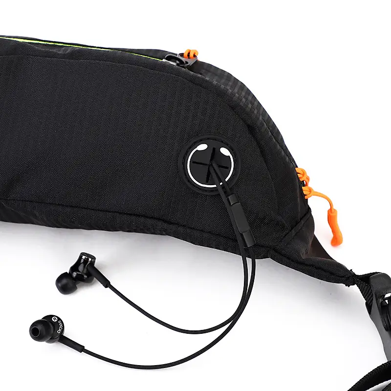 Men's Waterproof Crossbody Phone Bag with Headphone Hole