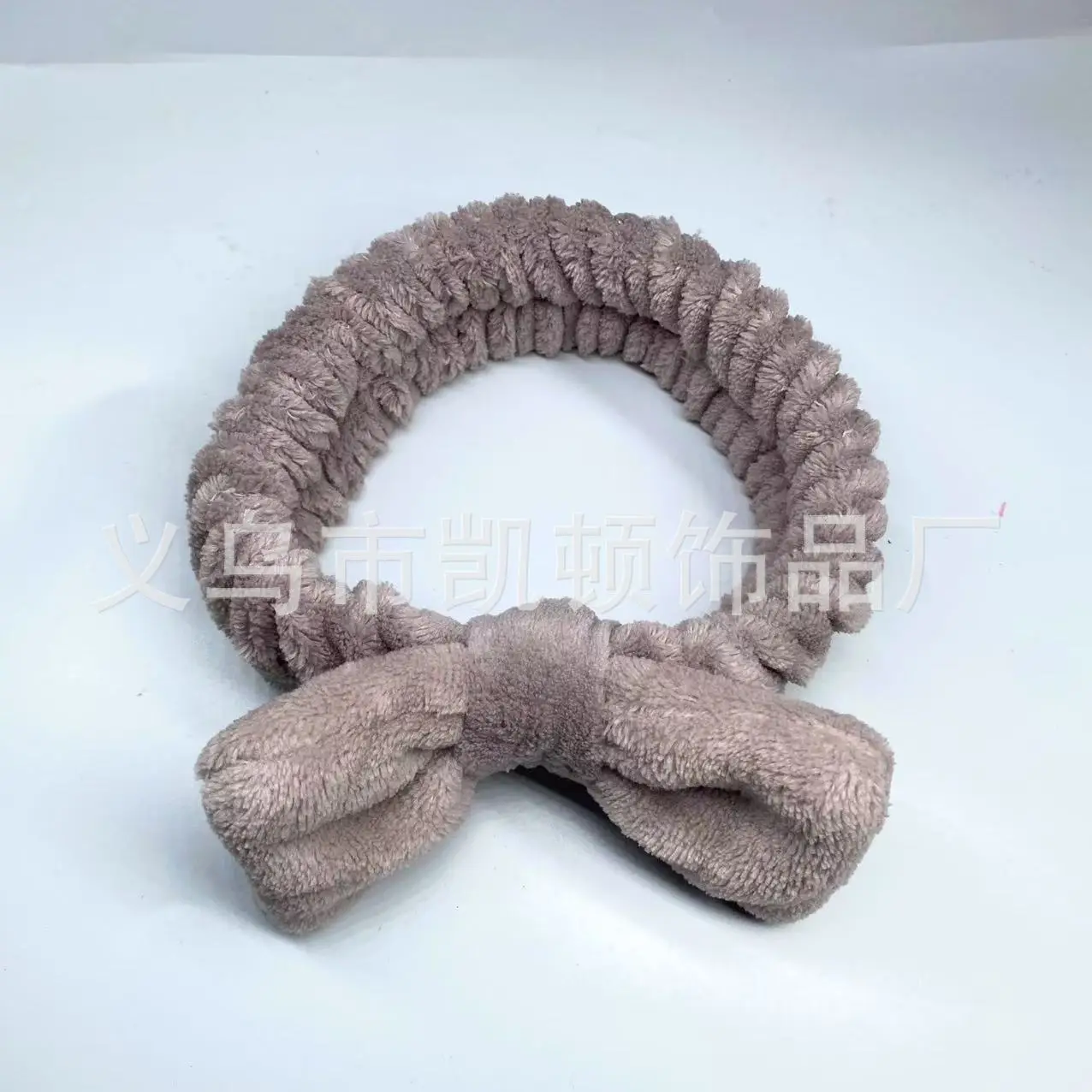Yellow Fleece Bow Headscarf for Girls Boys