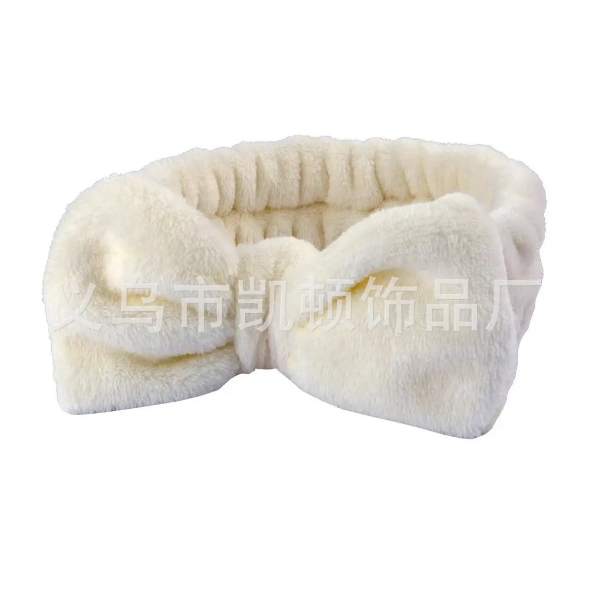 Yellow Fleece Bow Headscarf for Girls Boys