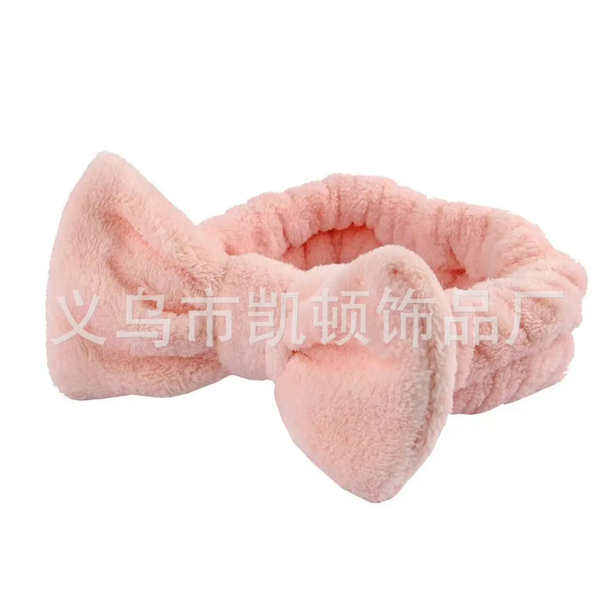 Yellow Fleece Bow Headscarf for Girls Boys