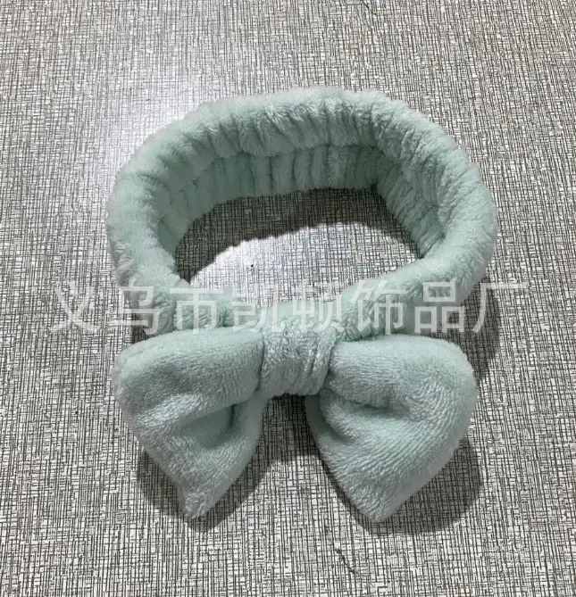Yellow Fleece Bow Headscarf for Girls Boys