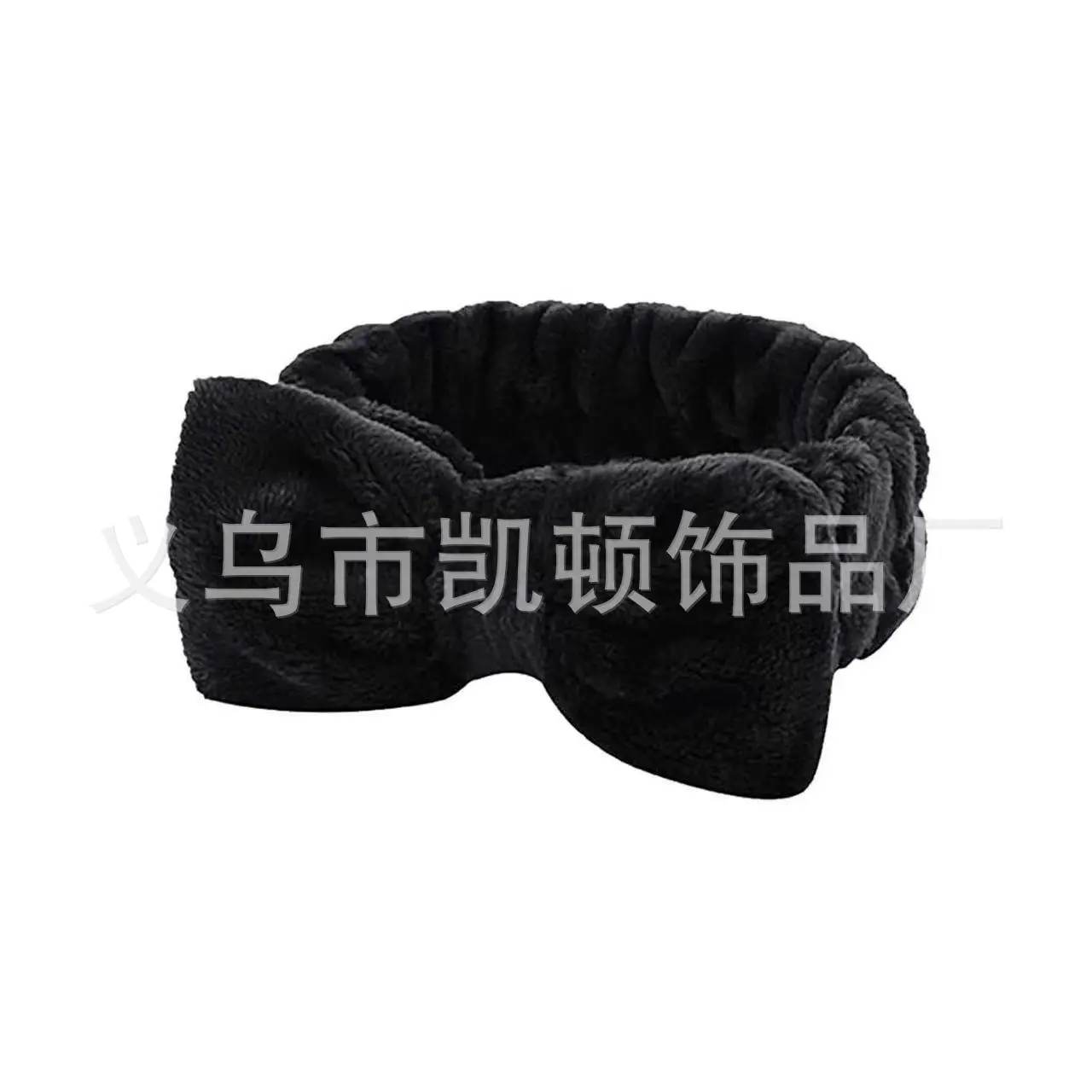 Yellow Fleece Bow Headscarf for Girls Boys