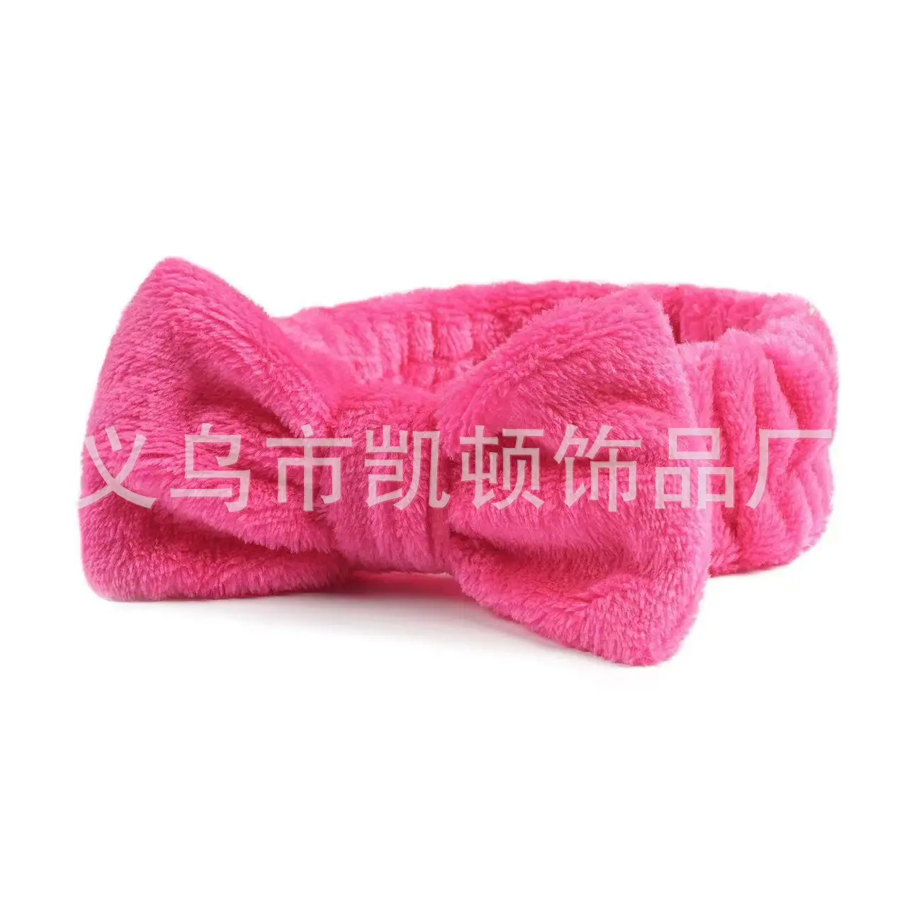 Yellow Fleece Bow Headscarf for Girls Boys
