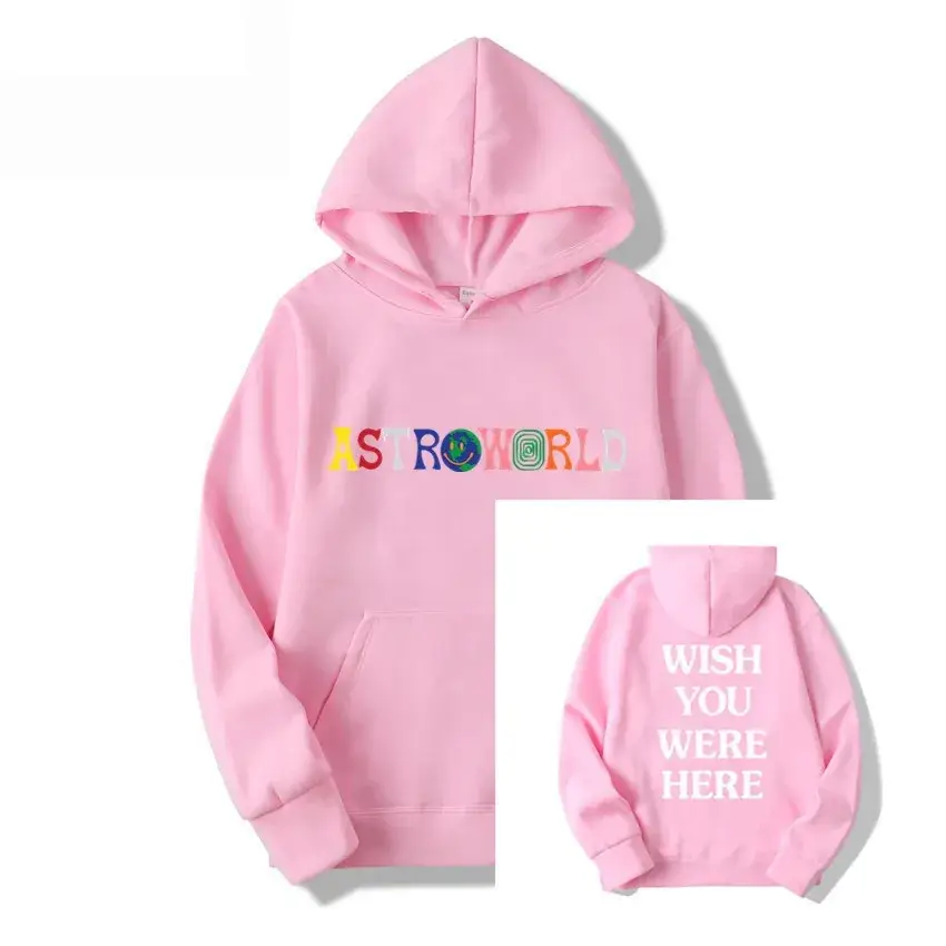Men & Women Printed Hoodie Set Yellow Strong World Wash You Were Here - Image 8