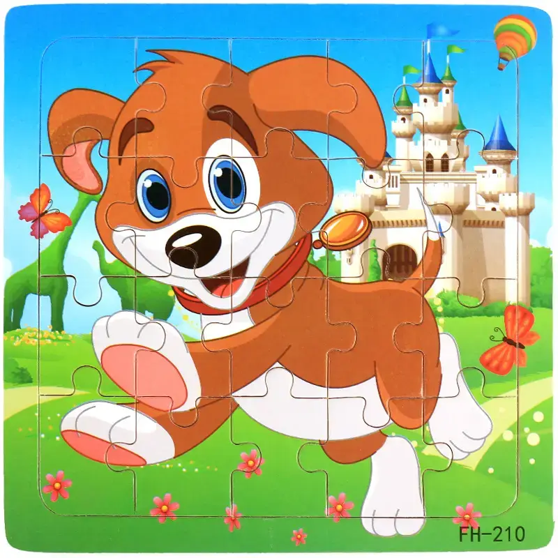 Wooden Cartoon Puzzle for Kids 20 Pcs - Image 17