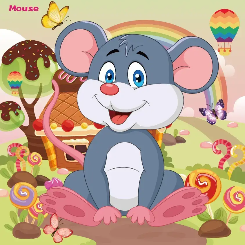 Wooden Cartoon Puzzle for Kids 20 Pcs - Image 2