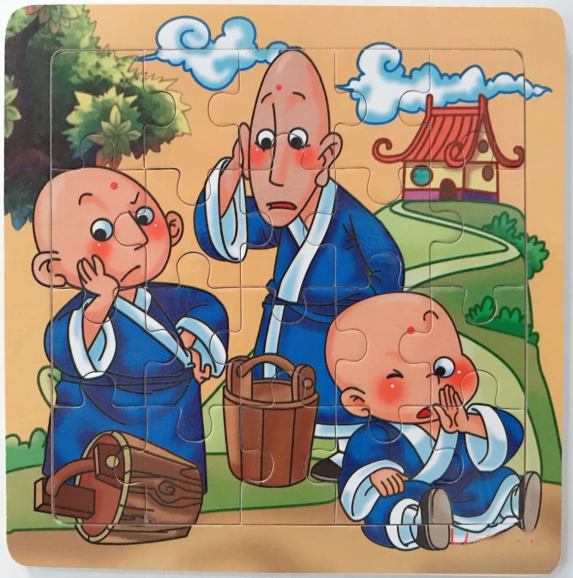 Wooden Cartoon Puzzle for Kids 20 Pcs - Image 32