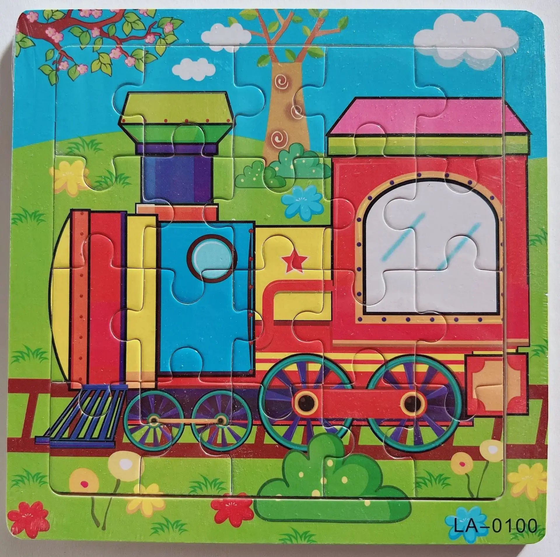 Wooden Cartoon Puzzle for Kids 20 Pcs - Image 52