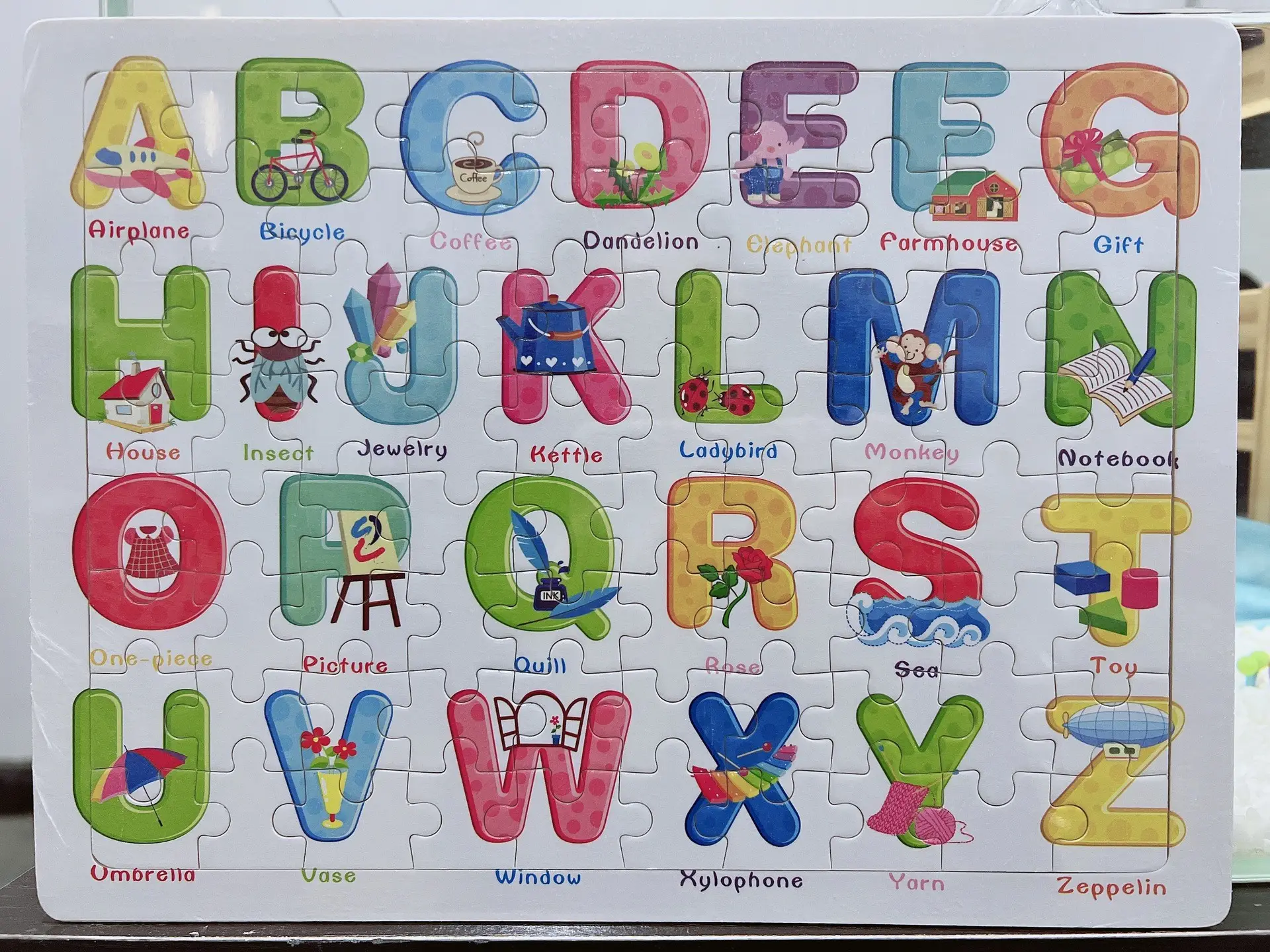 Wooden Jigsaw Puzzle for Kids 60 Pieces Educational Building Toy - Image 61