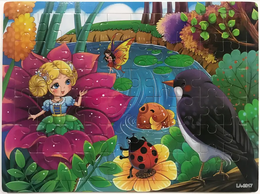 Wooden Jigsaw Puzzle for Kids 60 Pieces Educational Building Toy - Image 37