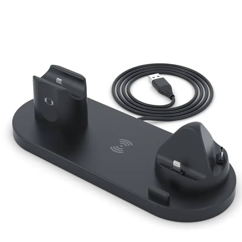 Six-In-One Wireless Charger for Apple iPhone & Watch