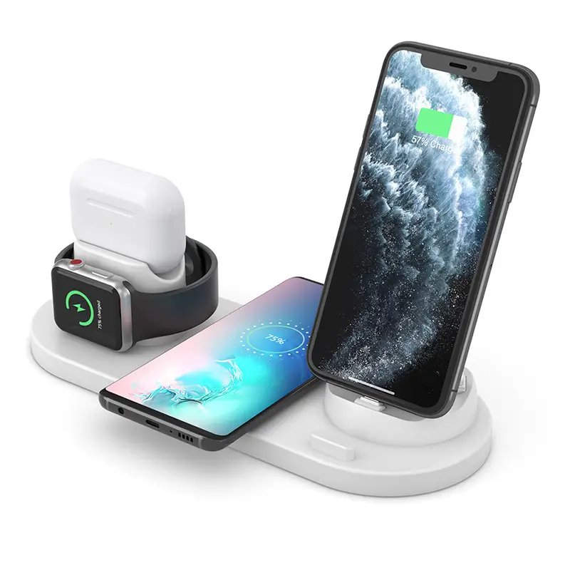 Six-In-One Wireless Charger for Apple iPhone & Watch