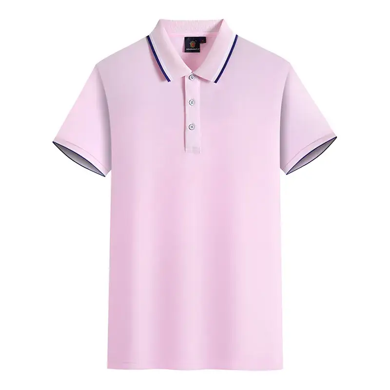 Men Orange Polo Shirt Cotton Summer Wear - Image 2