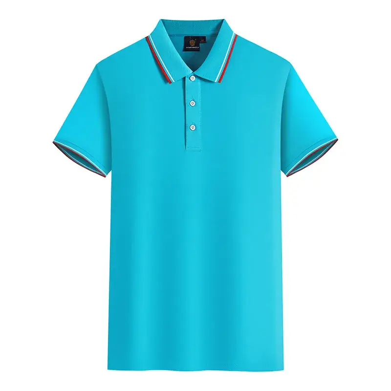 Men Orange Polo Shirt Cotton Summer Wear - Image 8