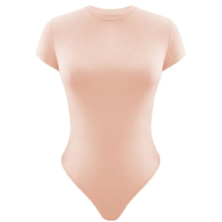 2025 Black Short Sleeve Women's Bodysuit Jump Suit — feature 38