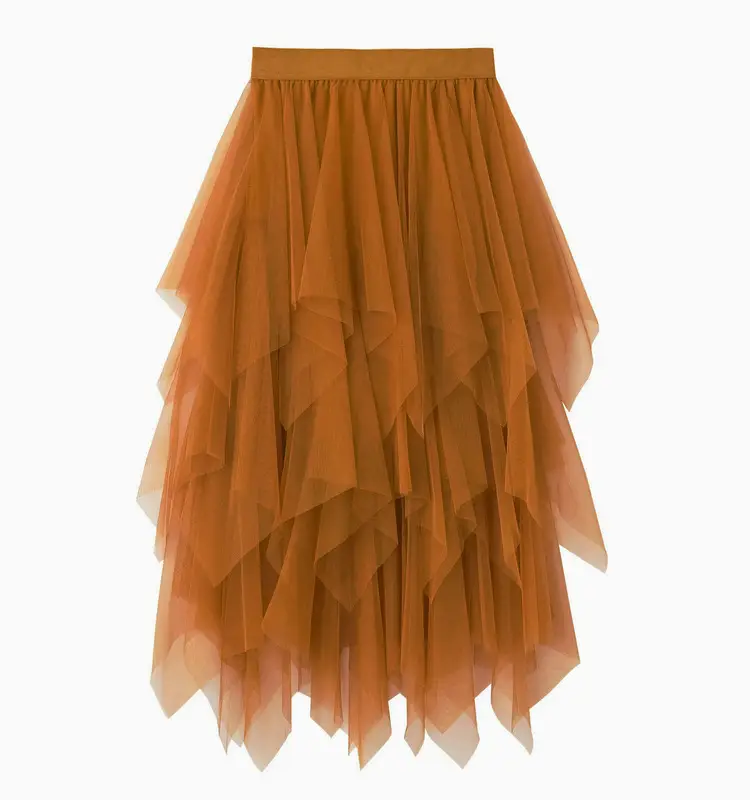 New Generation Gauze Puffy Cake Skirt Long Half-Length Fairy Skirt - Image 14