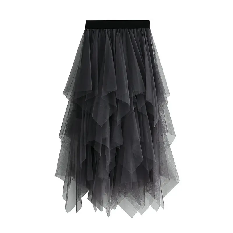 New Generation Gauze Puffy Cake Skirt Long Half-Length Fairy Skirt - Image 30
