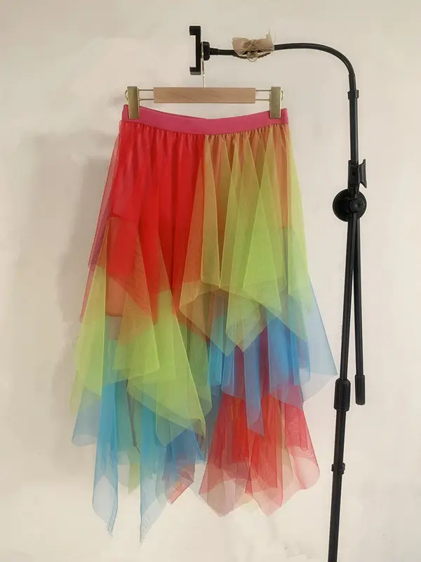 New Generation Gauze Puffy Cake Skirt Long Half-Length Fairy Skirt - Image 46