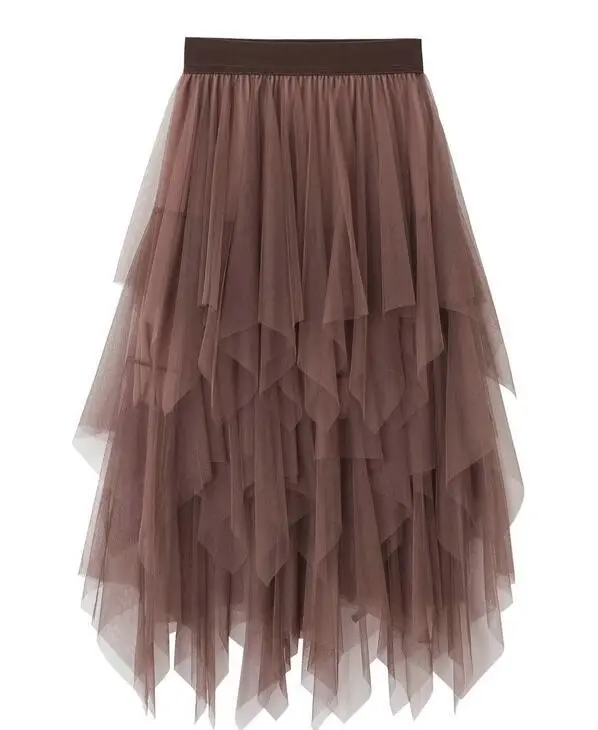 New Generation Gauze Puffy Cake Skirt Long Half-Length Fairy Skirt - Image 10