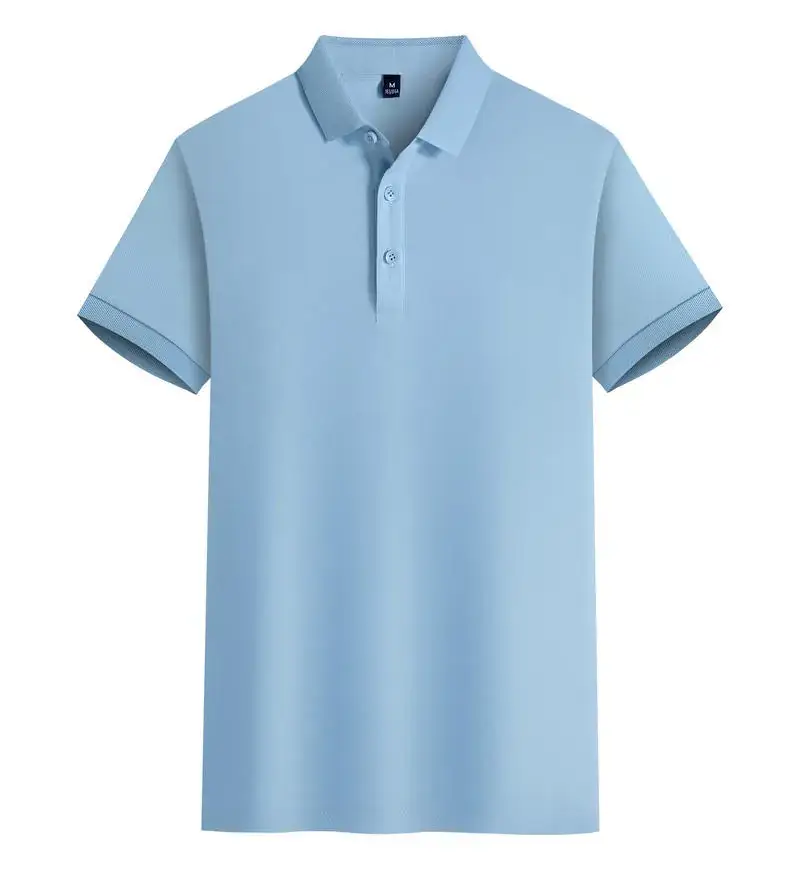 Men Yellow Polo Shirt with Embroidery - Image 12