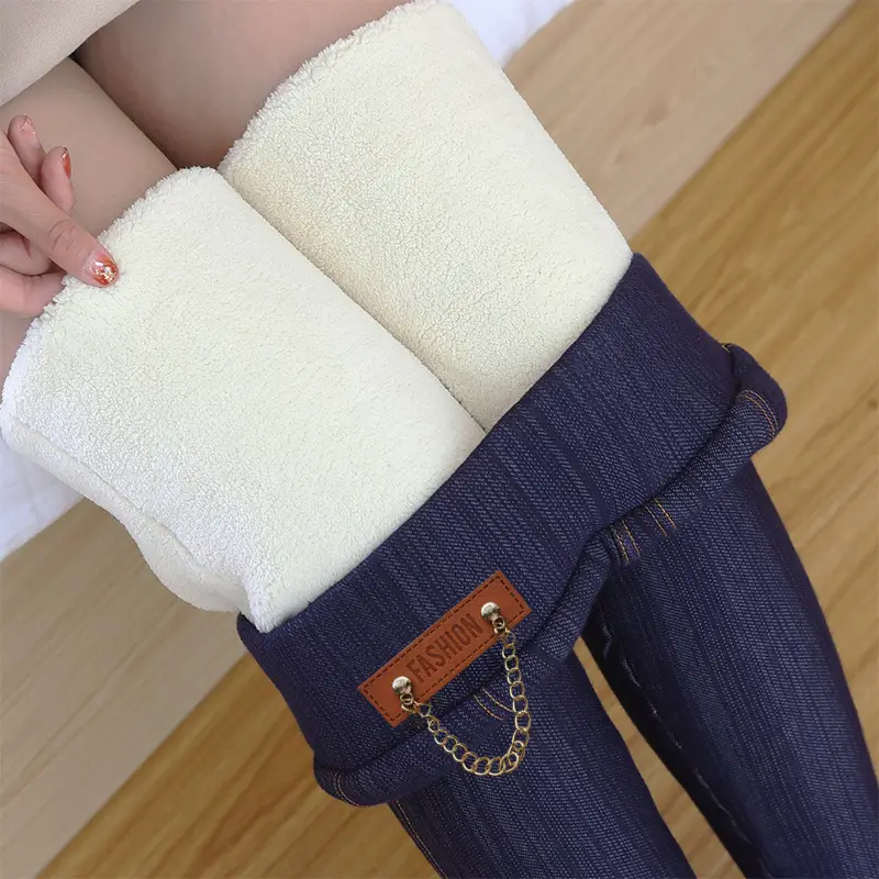 Golden Flared PU Leggings for Women — feature 9