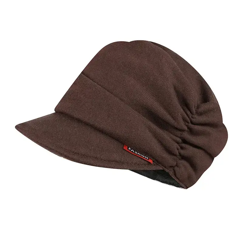 Women's Warm Pure Cotton Beret Cap Autumn Winter - Image 2