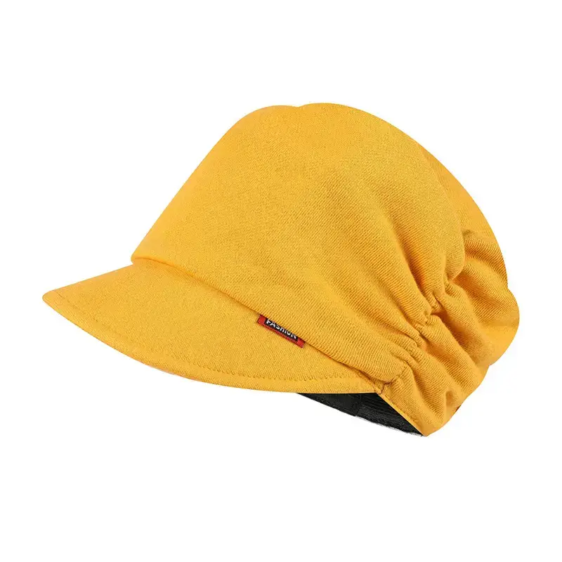 Women's Warm Pure Cotton Beret Cap Autumn Winter - Image 3
