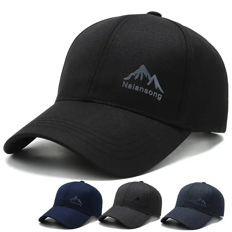 Men's Navy Blue Baseball Cap with Logo