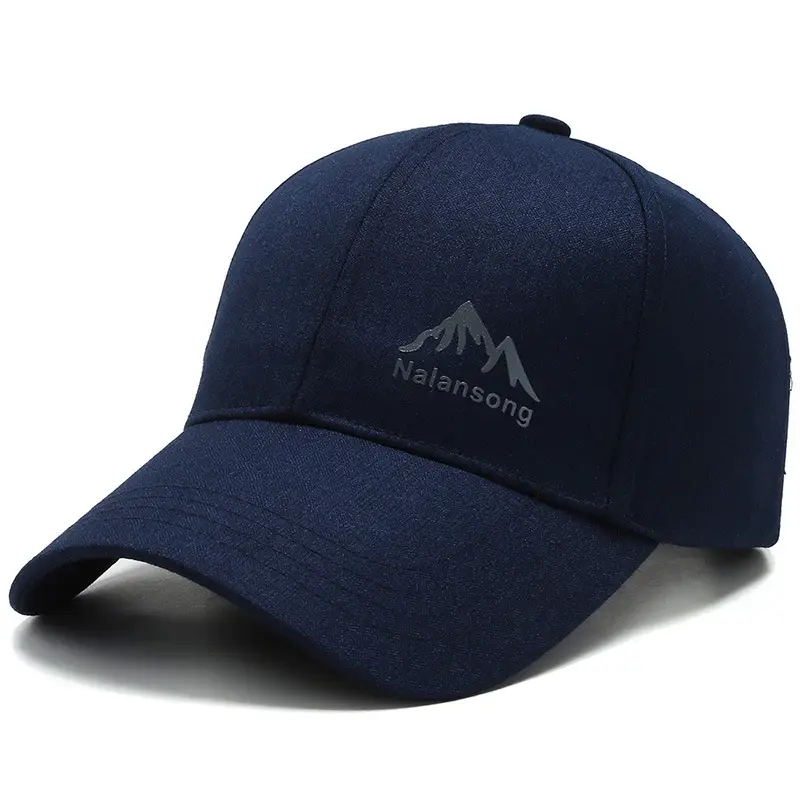 Men's Navy Blue Baseball Cap with Logo