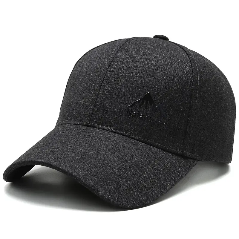 Men's Navy Blue Baseball Cap with Logo