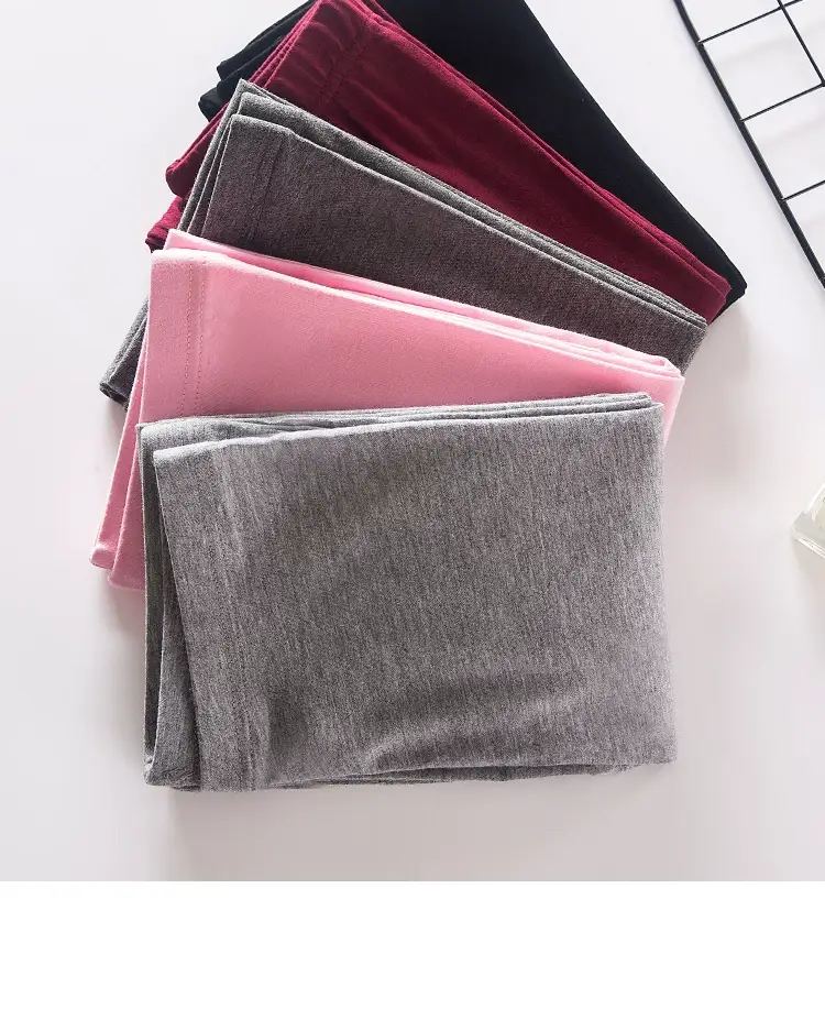 Women's Thin Modal Leggings Grey Beige Large Size — feature 21