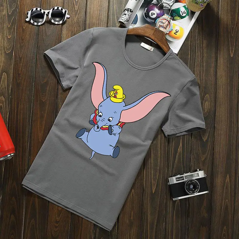 Aliexpress Dumbo T-Shirt Black Cotton Unisex 2024 - Image 3