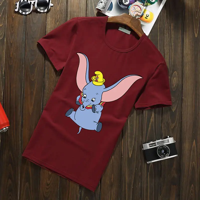 Aliexpress Dumbo T-Shirt Black Cotton Unisex 2024 - Image 6