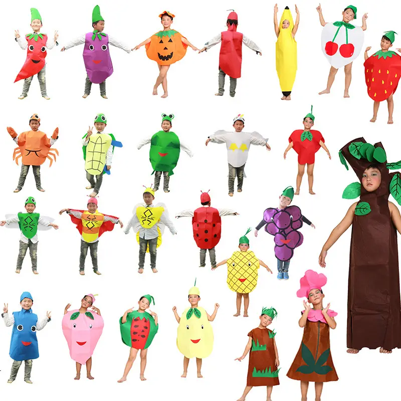 Kids Fruit Suit Purple Eggplant 125cm Height - Image 41