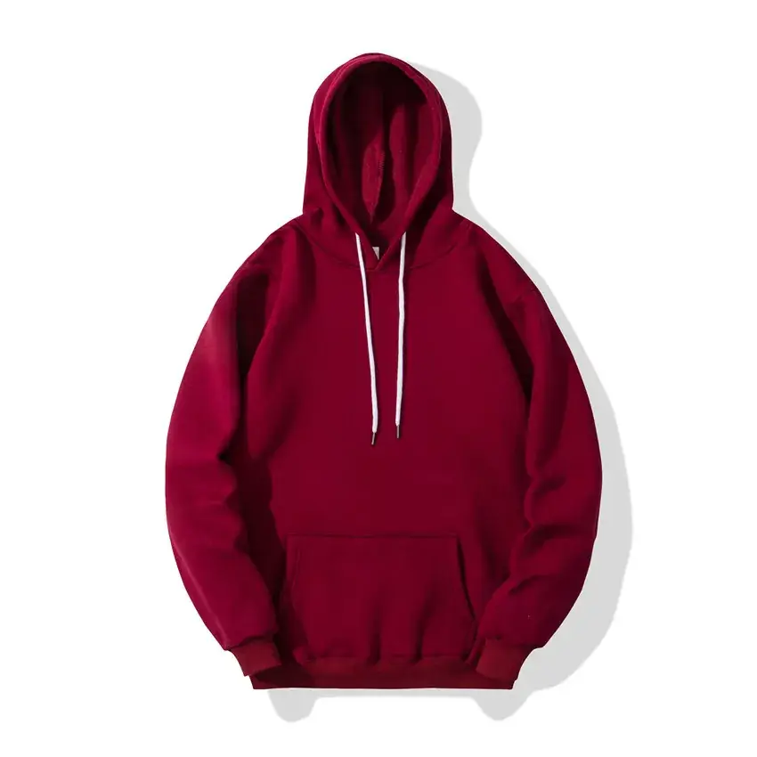 Men's Beige Cotton Hoodie with Cuff Sweat