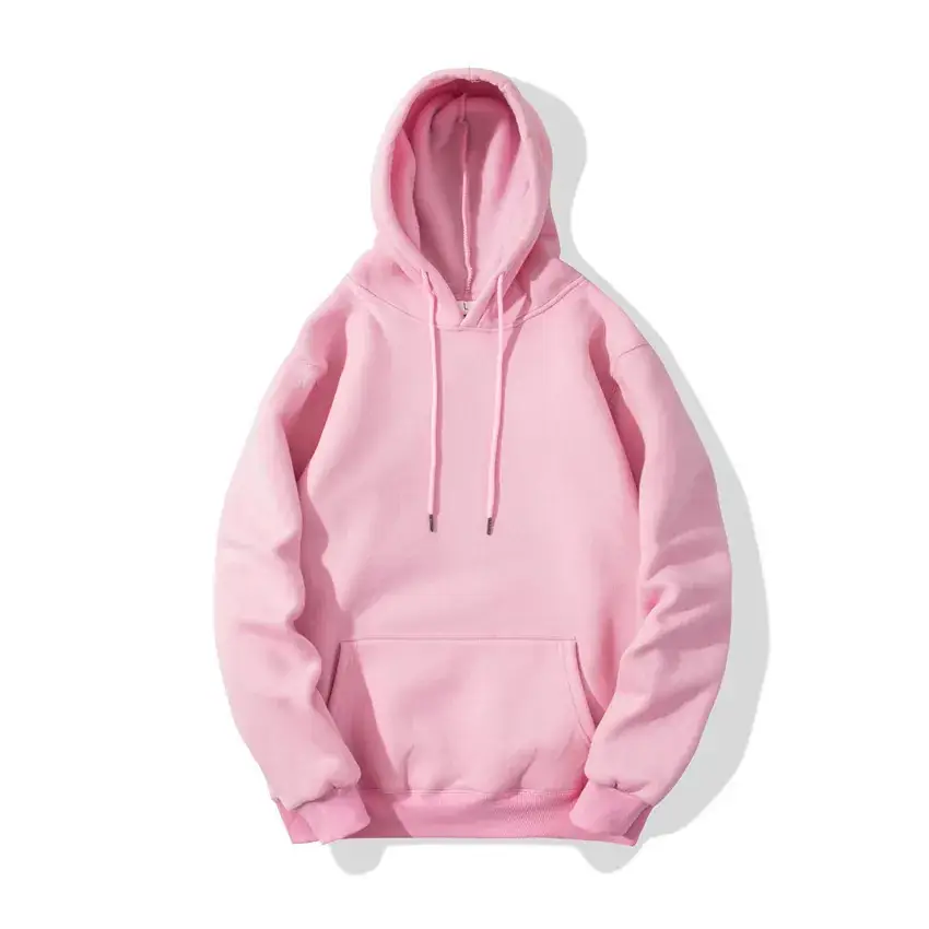 Men's Beige Cotton Hoodie with Cuff Sweat